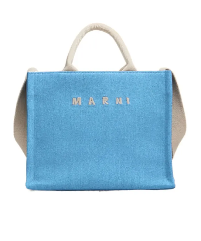 Marni Denim Tote Small Bag