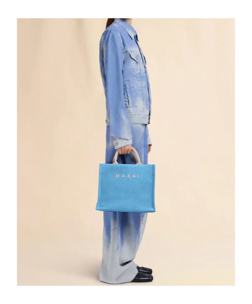 Marni Denim Tote Small Bag