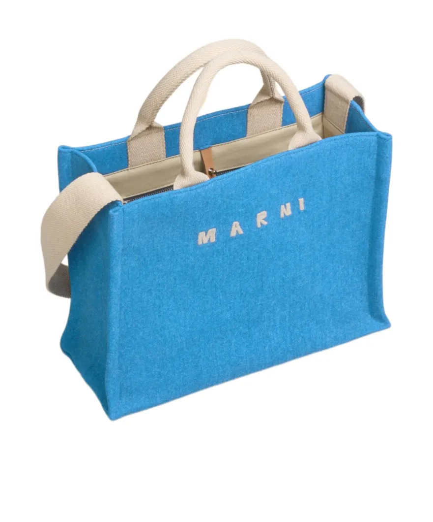 Marni Denim Tote Small Bag
