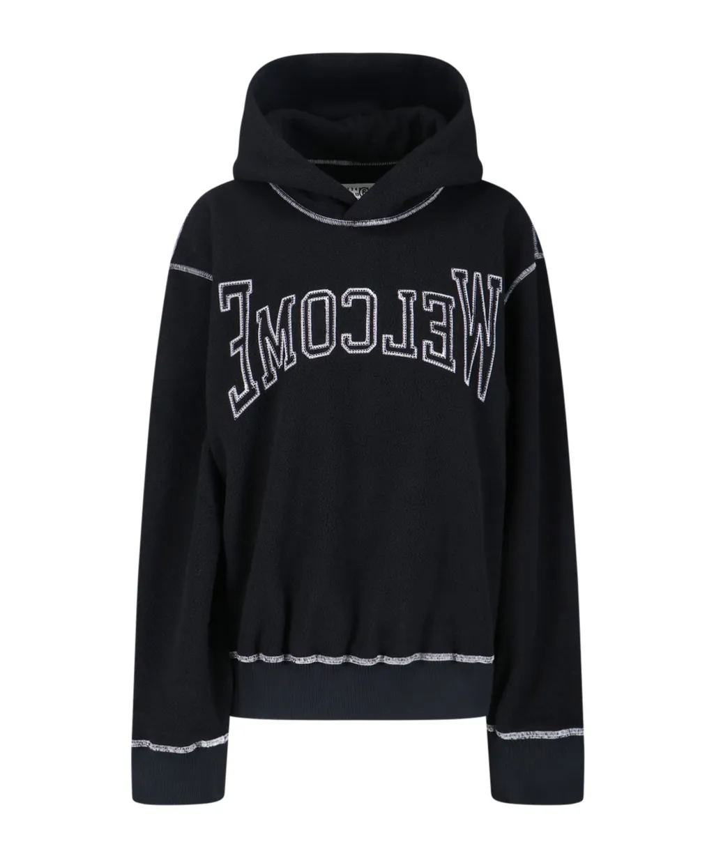 Logo-Embroidered Hoodie