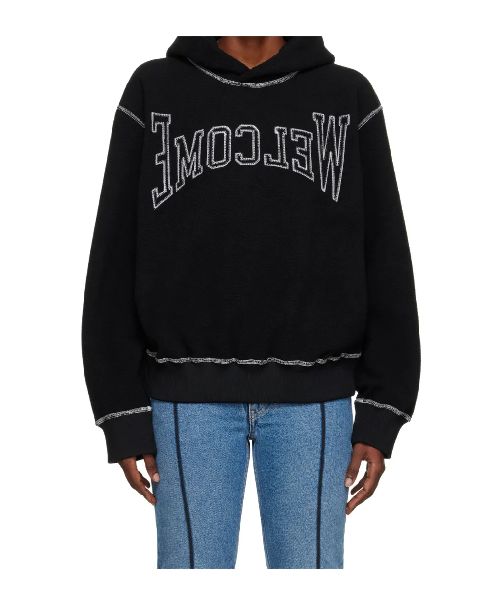 Logo-Embroidered Hoodie