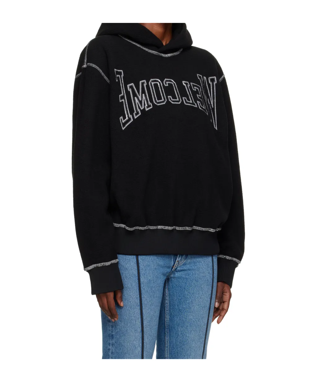 Logo-Embroidered Hoodie
