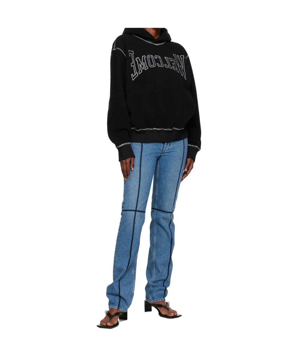 Logo-Embroidered Hoodie