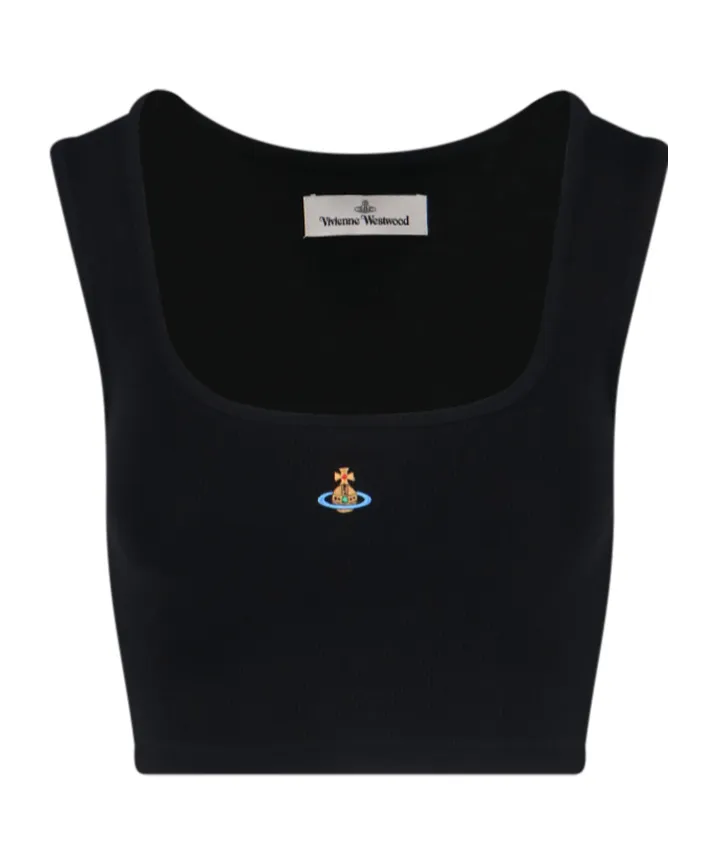 Vivienne Westwood Orb Embroidered Top