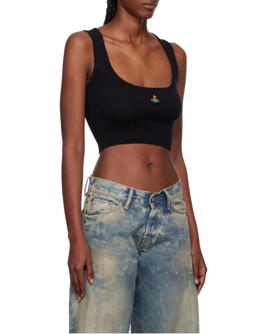 Vivienne Westwood Orb Embroidered Top