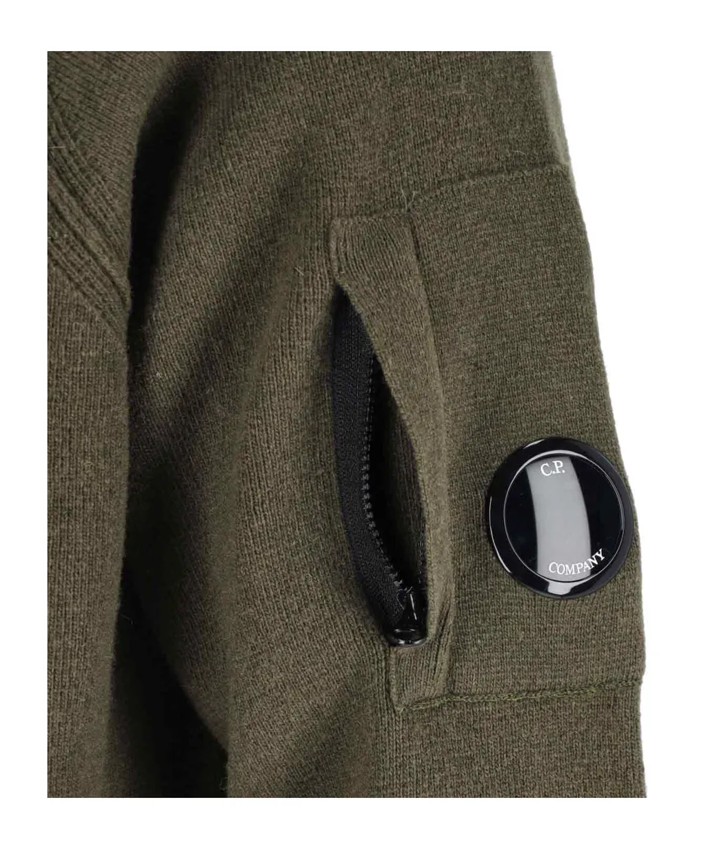 C.P. Company Logo Patch Crewneck Jumper