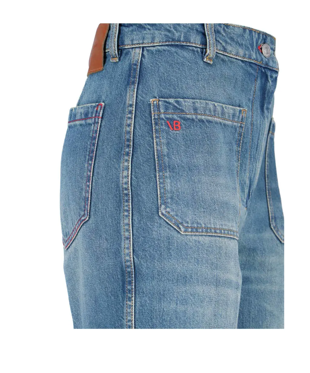 Victoria Beckham Straight Leg Jeans