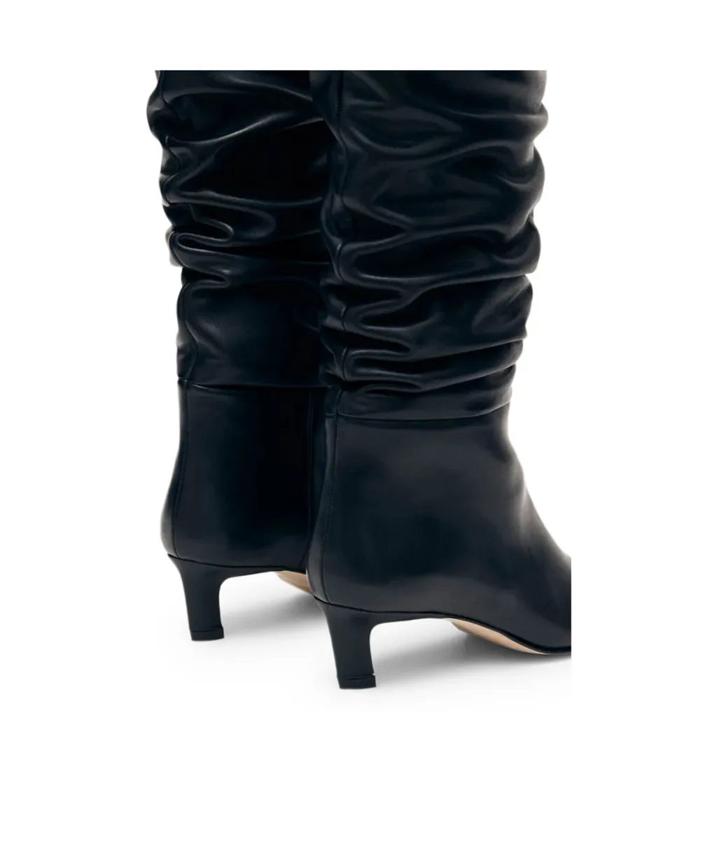 50Mm Kalila Slouch Calf Leather Boots