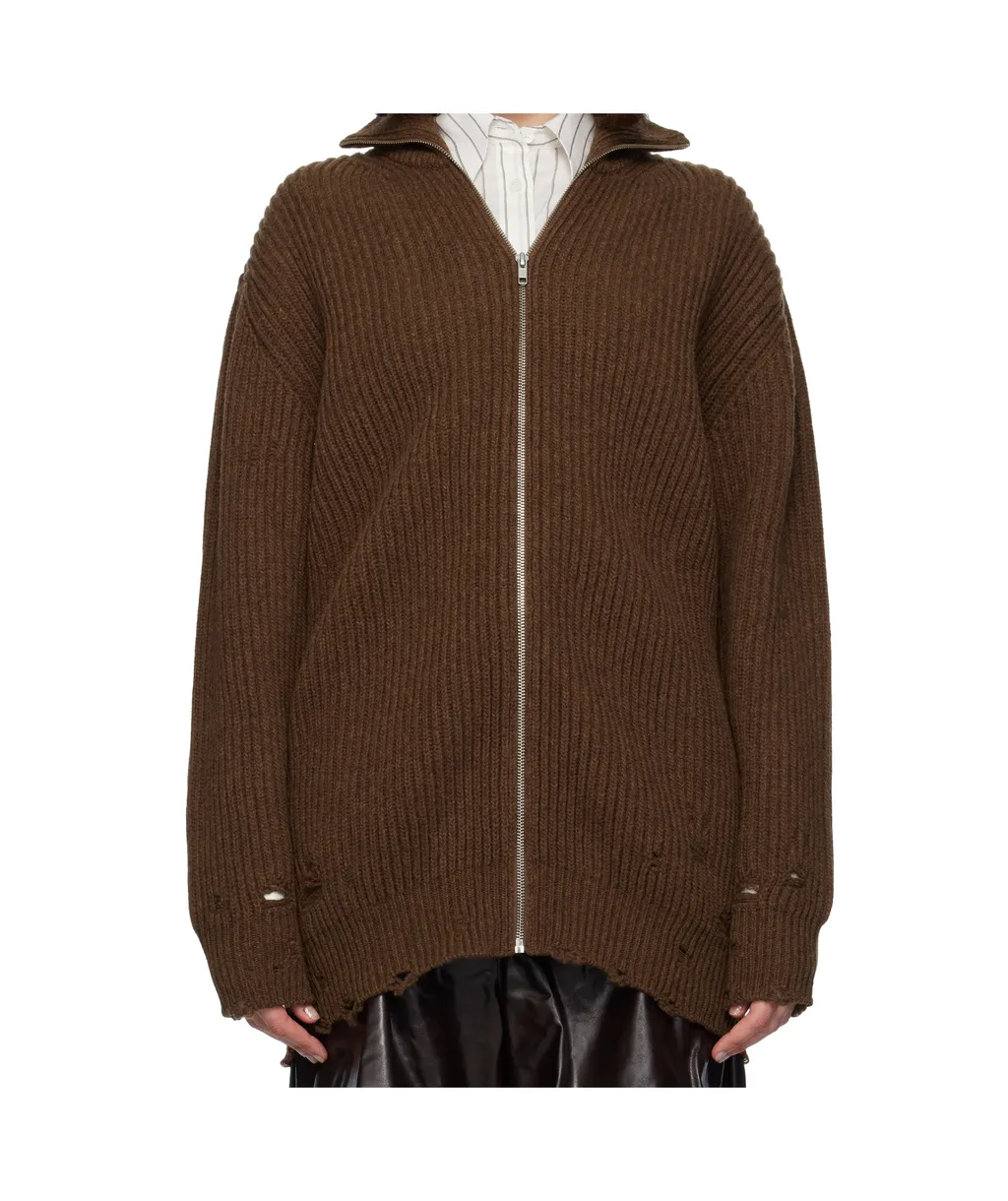 Ribbed Knit Jacket