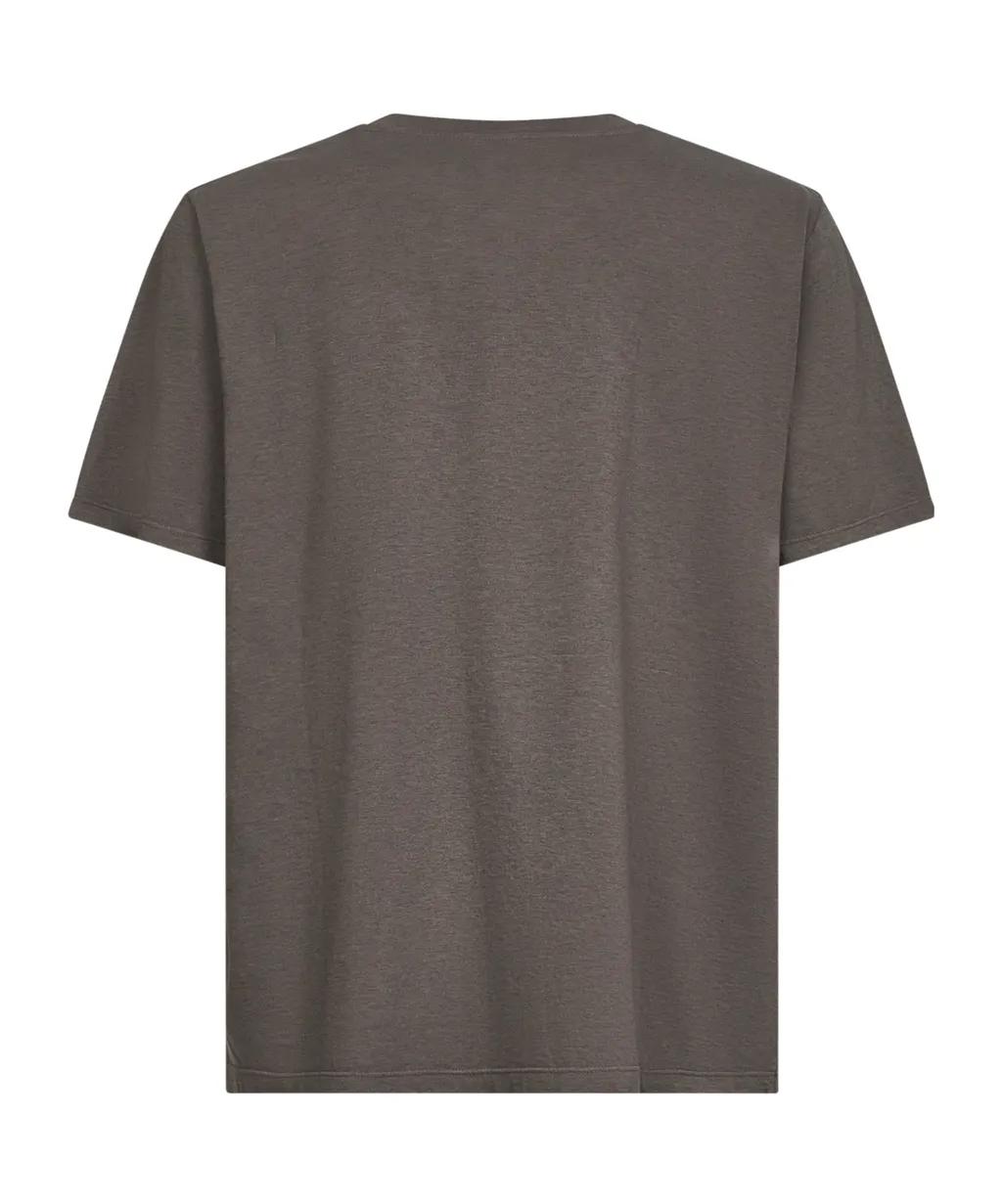 Mm6 Maison Margiela Logo Patch Crewneck T-Shirt