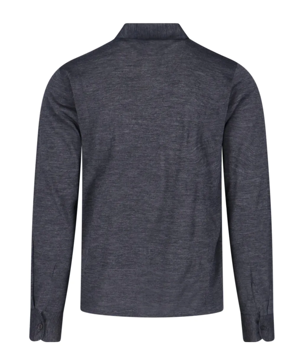 Zanone Long Sleeved Polo Shirt