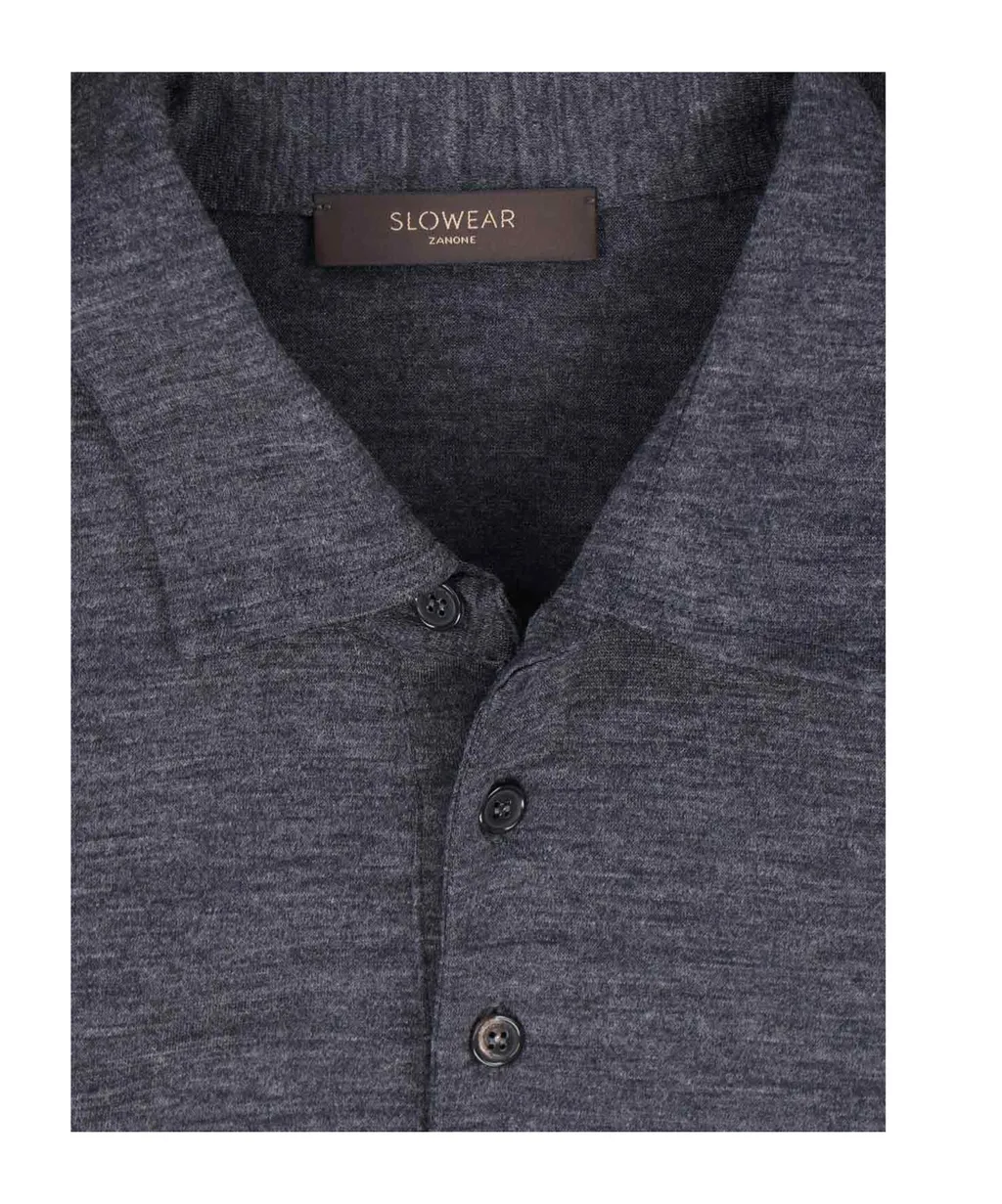 Zanone Long Sleeved Polo Shirt