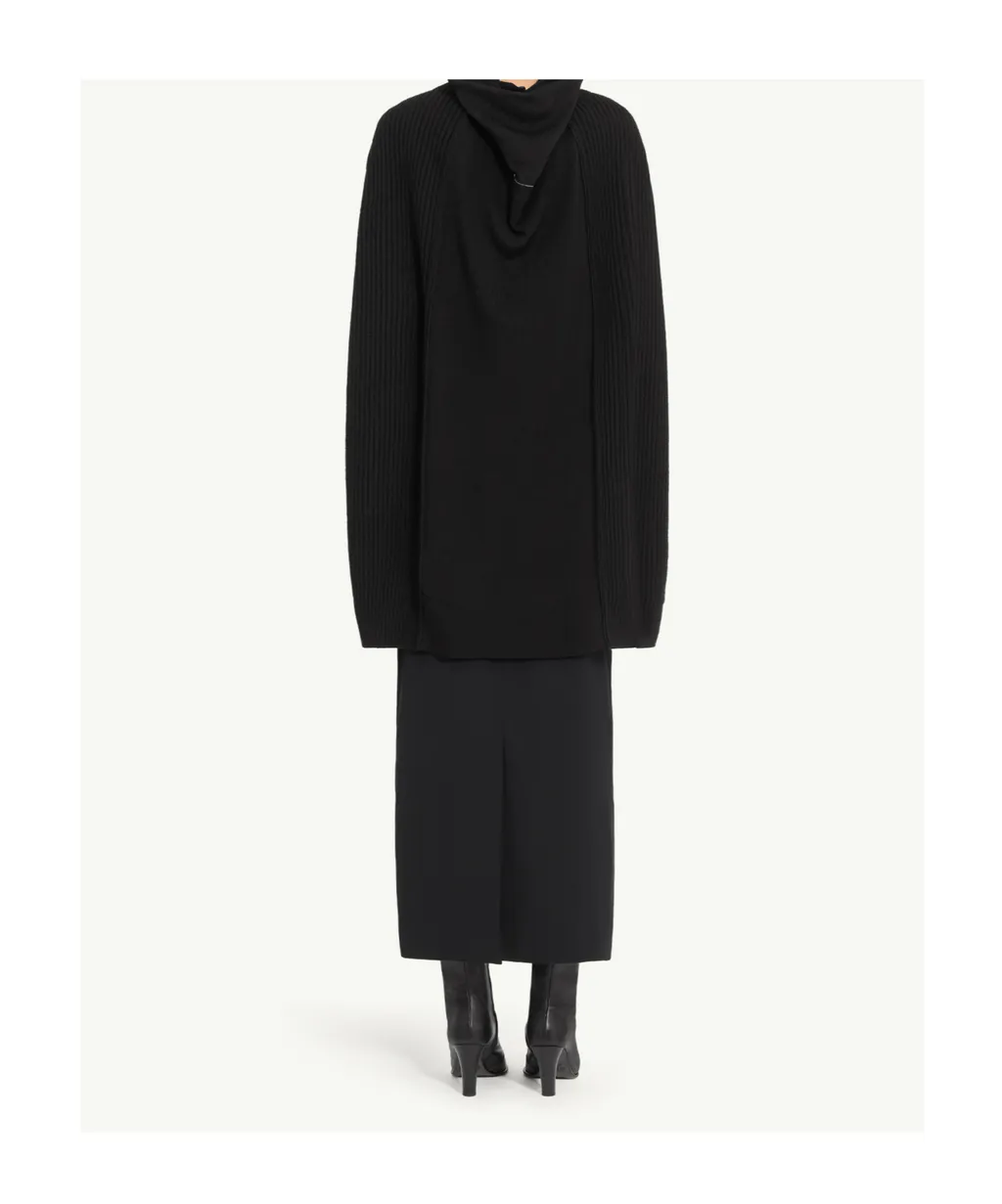 Mm6 Maison Margiela Ribbed Knit Cardigan Dress