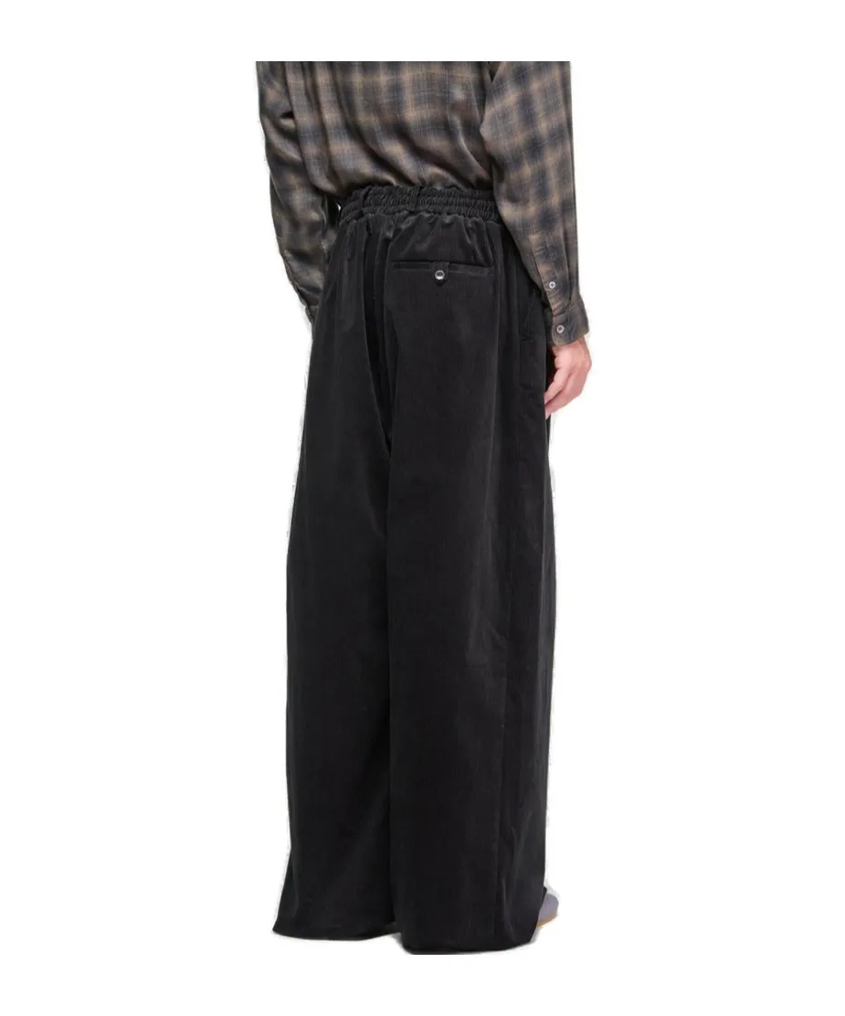 Martine Rose Wide-Leg Corduroy Elasticated Waistband Trousers