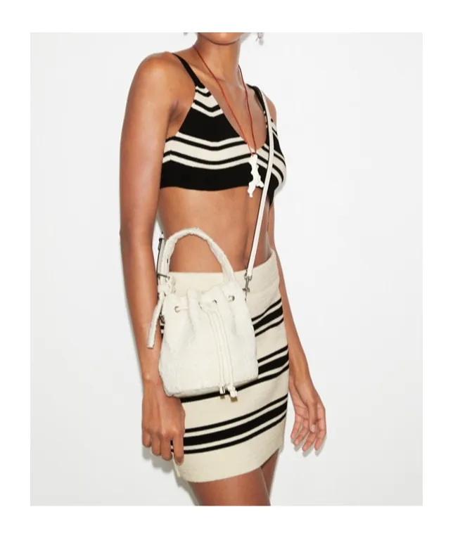 Cotton-Blend Bucket Bag