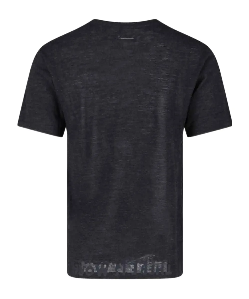 Mm6 Maison Margiela Jacquard Printed Crewneck T-Shirt