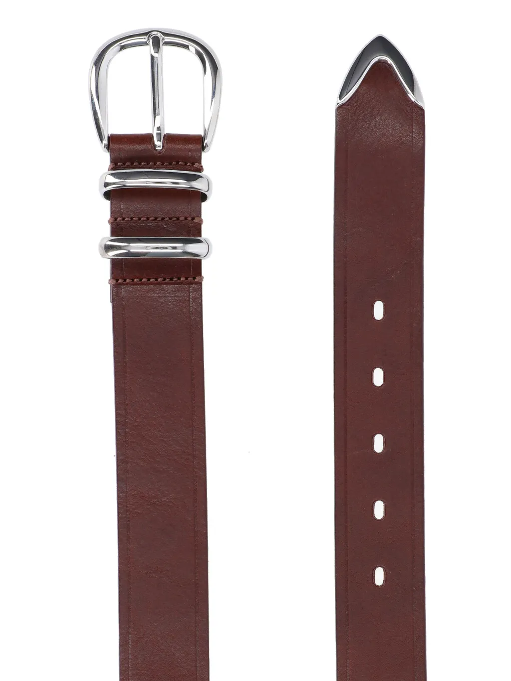 Five-Hole Leather Belt