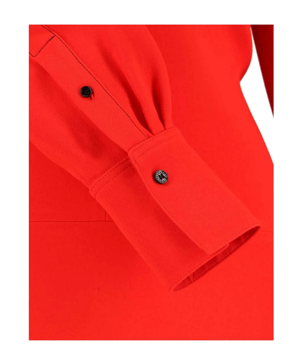 Victoria Beckham Long Sleeve Maxi Dress