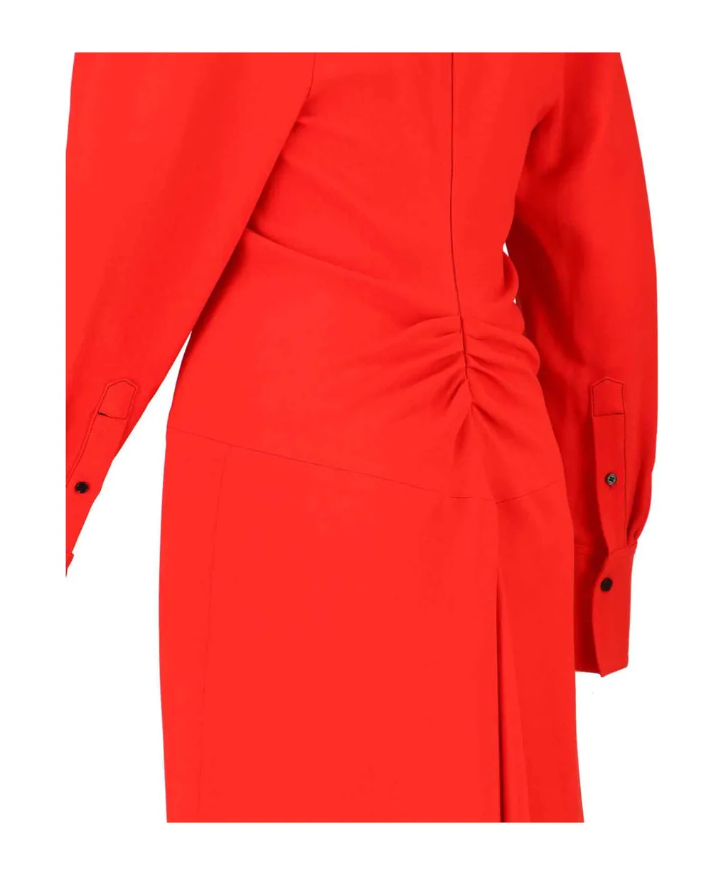 Victoria Beckham Long Sleeve Maxi Dress