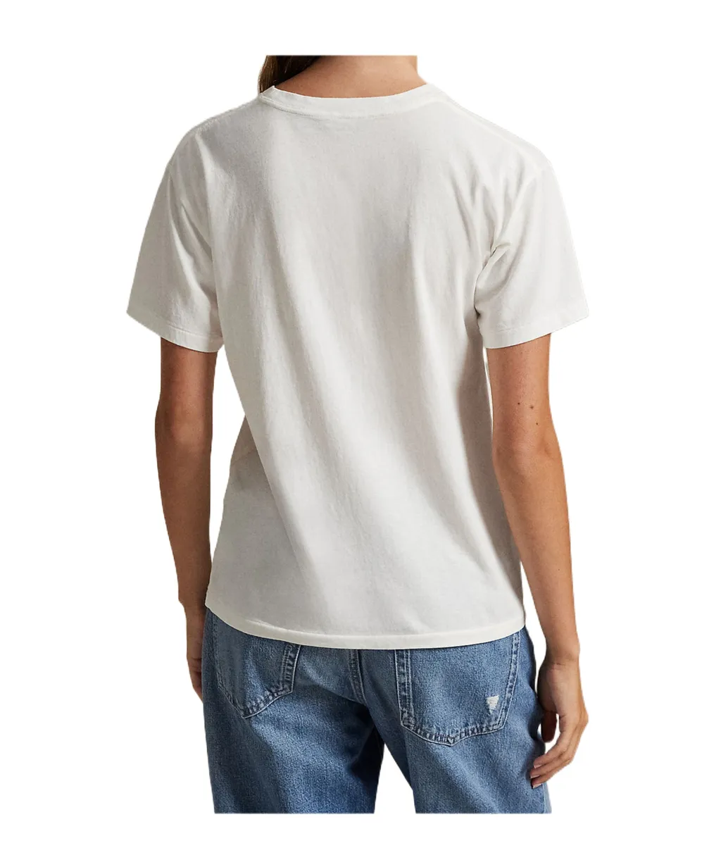 Bear-Graphic Cotton T-Shirt