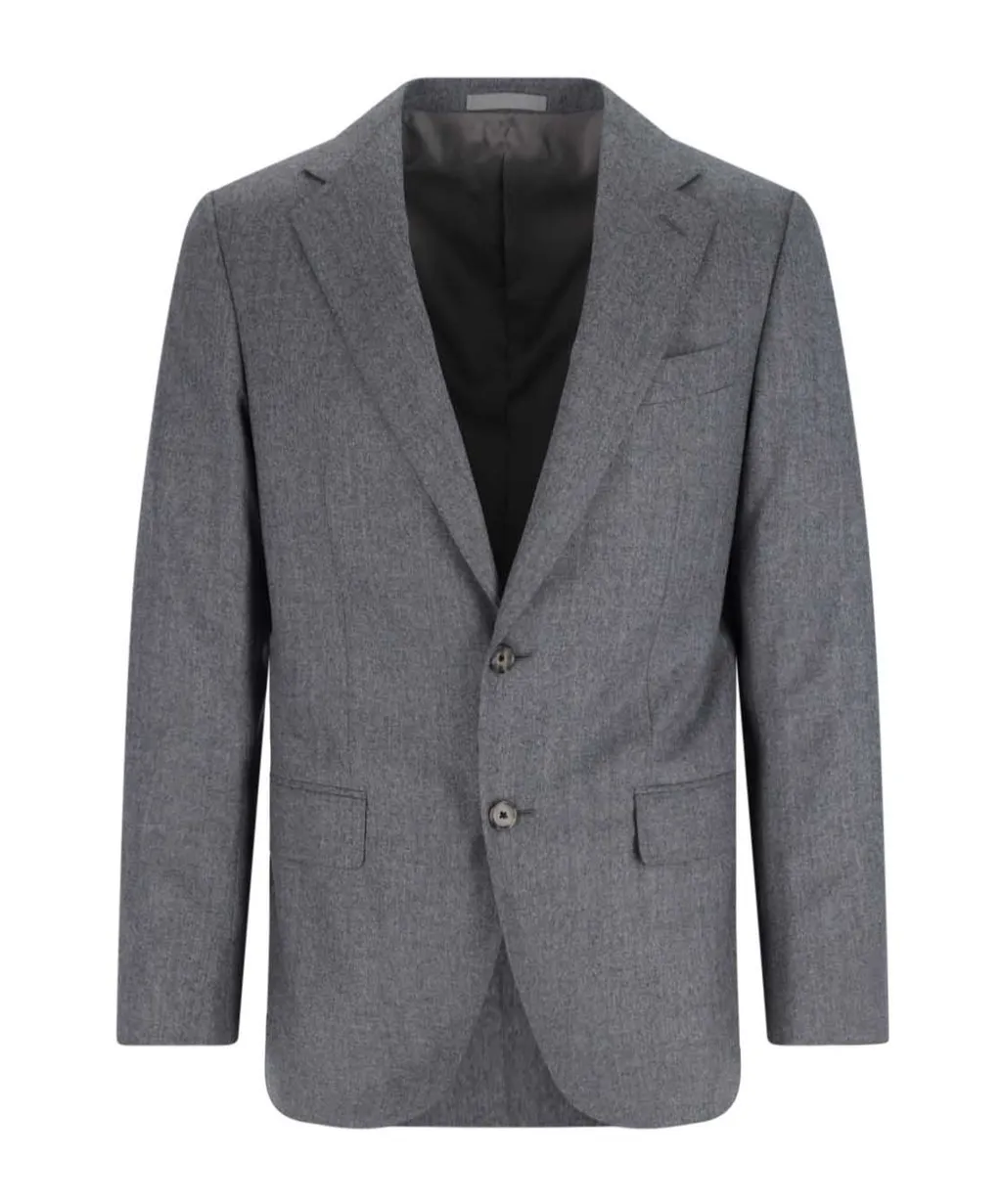 Caruso Single-Breasted Long Sleeved Suit