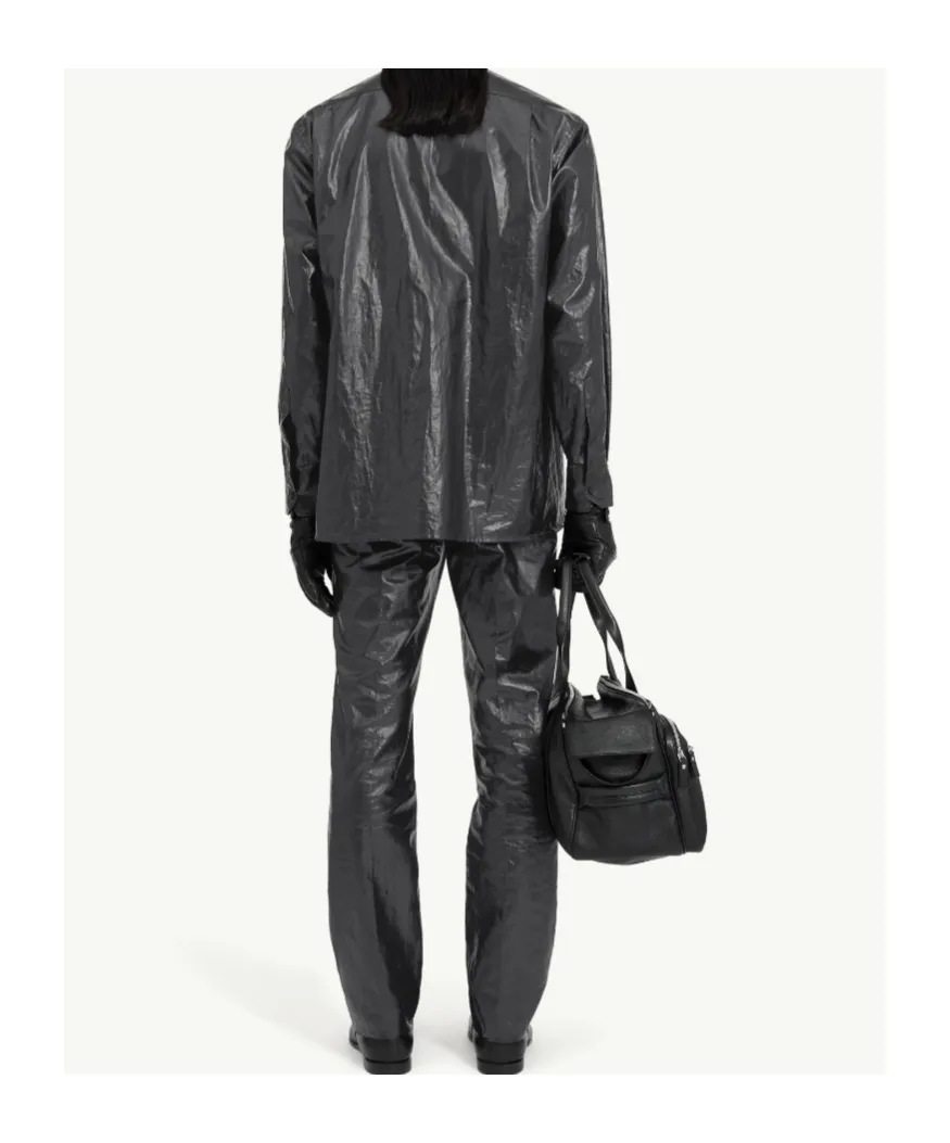 Mm6 Maison Margiela Shiny Coated Shirt