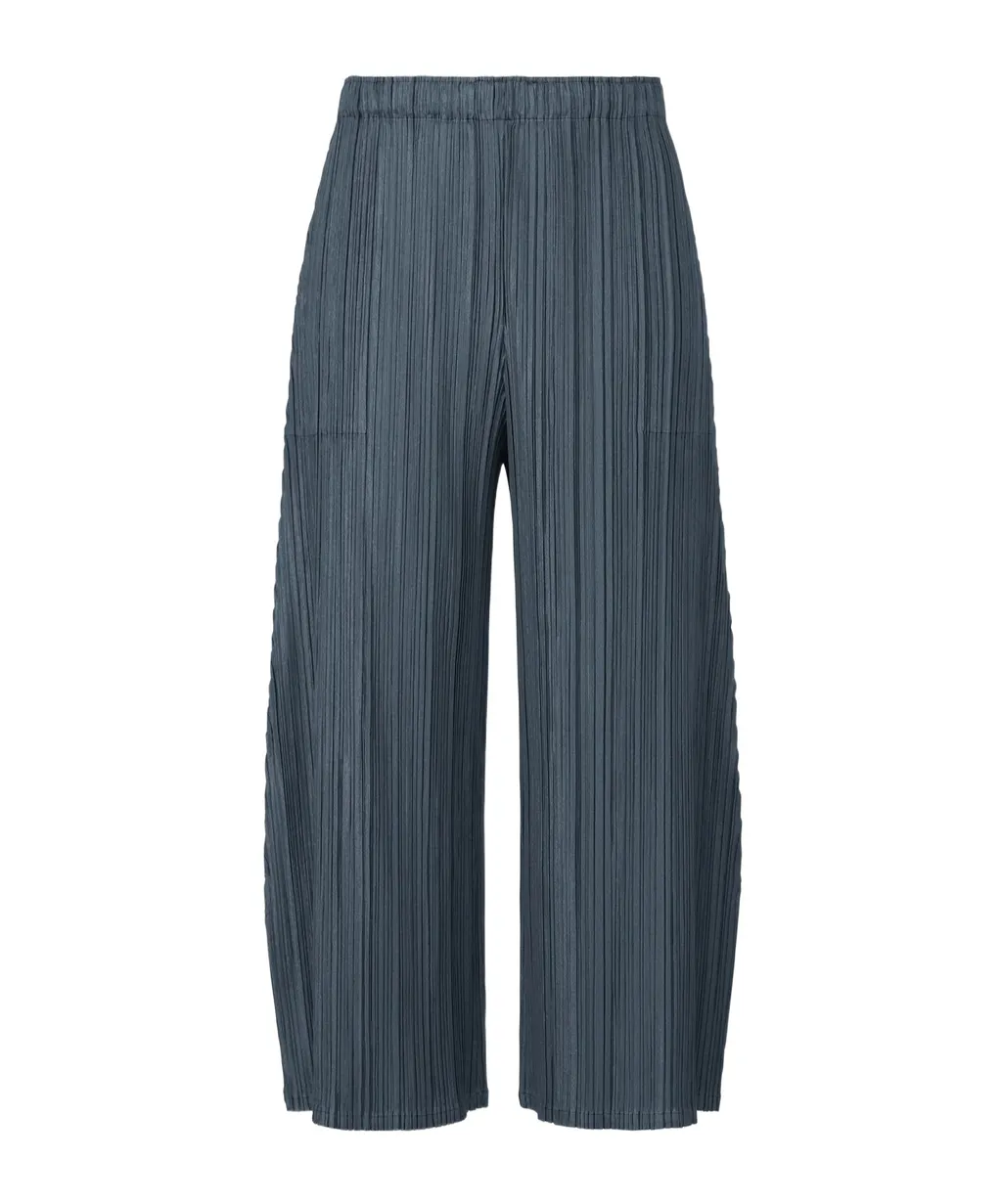 Pleats Please Issey Miyake Elasticated Waistband Pleated Trousers