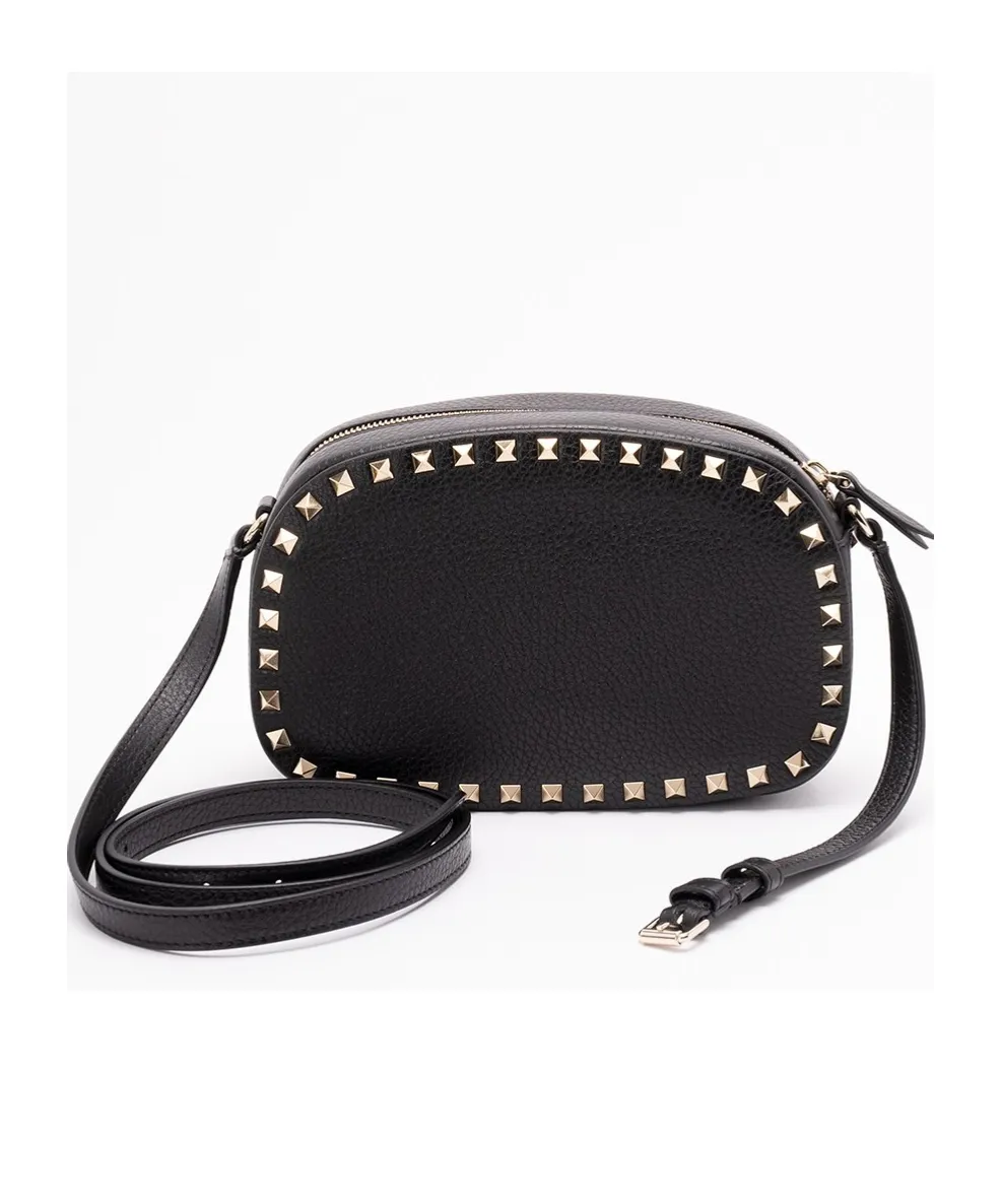Mini Rockstud Leather Cross Body Bag