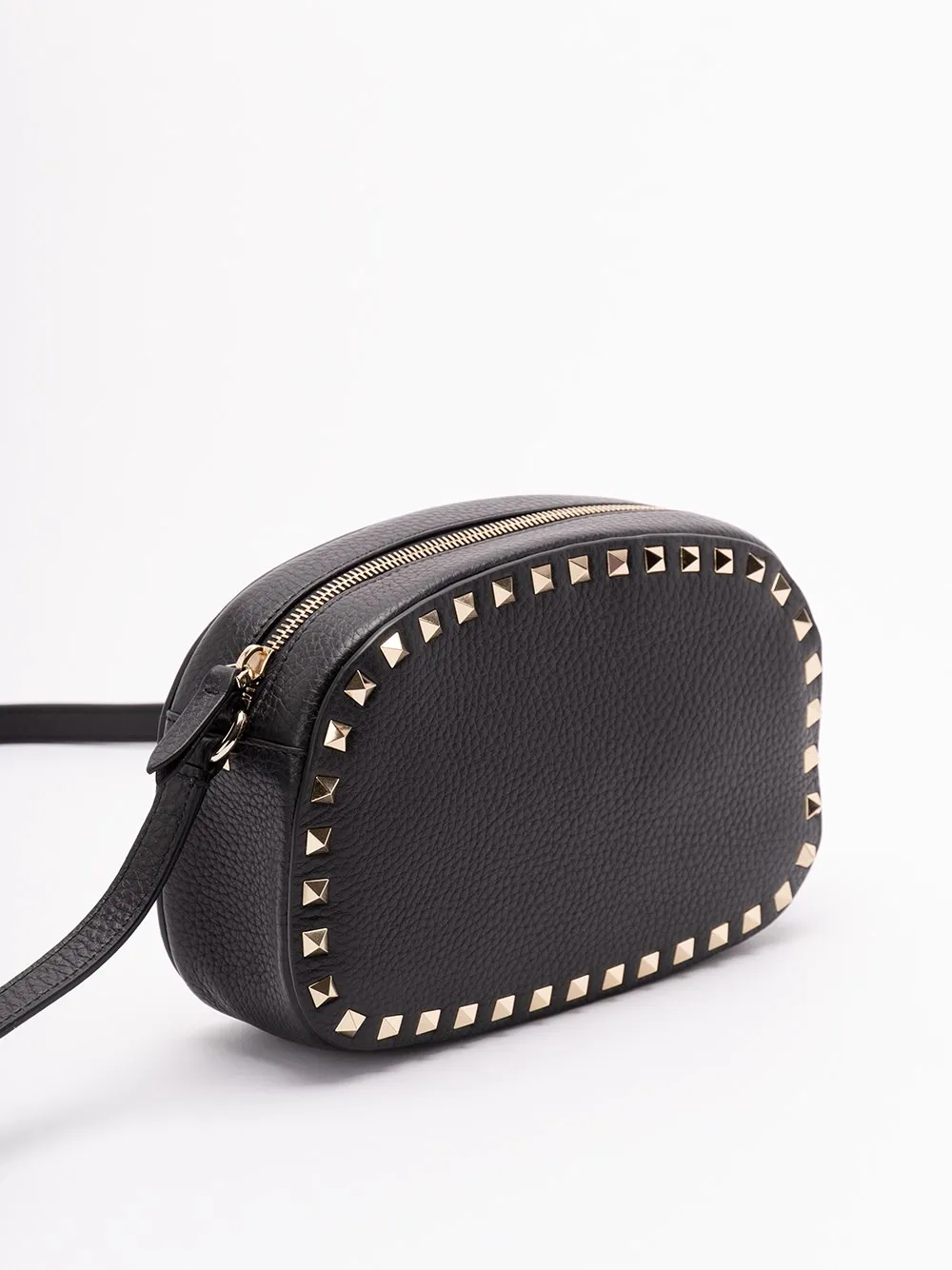Mini Rockstud Leather Cross Body Bag