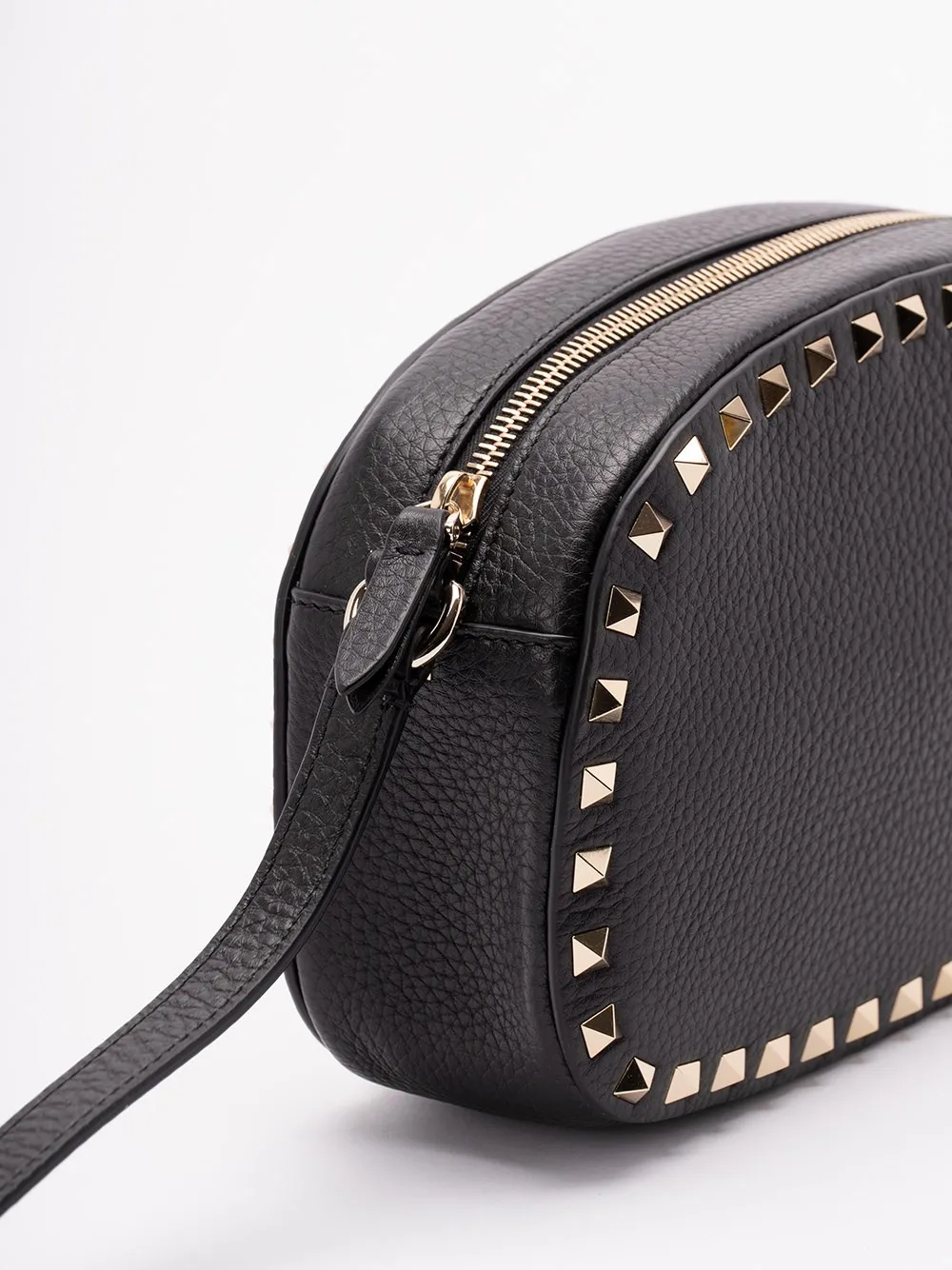 Mini Rockstud Leather Cross Body Bag
