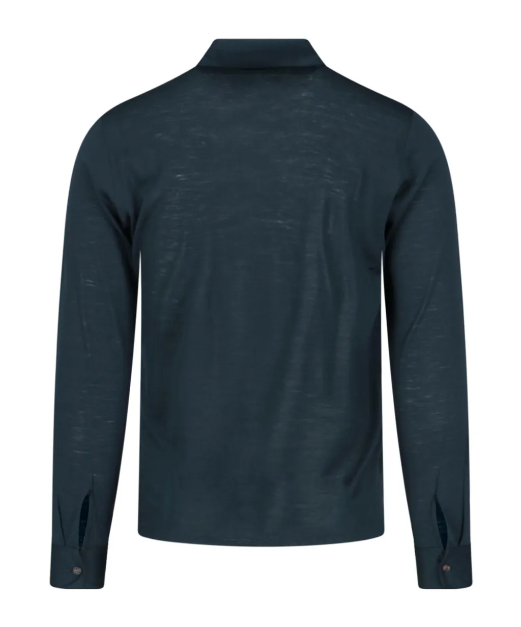 Zanone Long Sleeved Polo Shirt