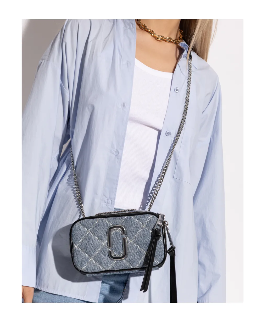 Marc Jacobs The Quilted Denim Softshot Bag