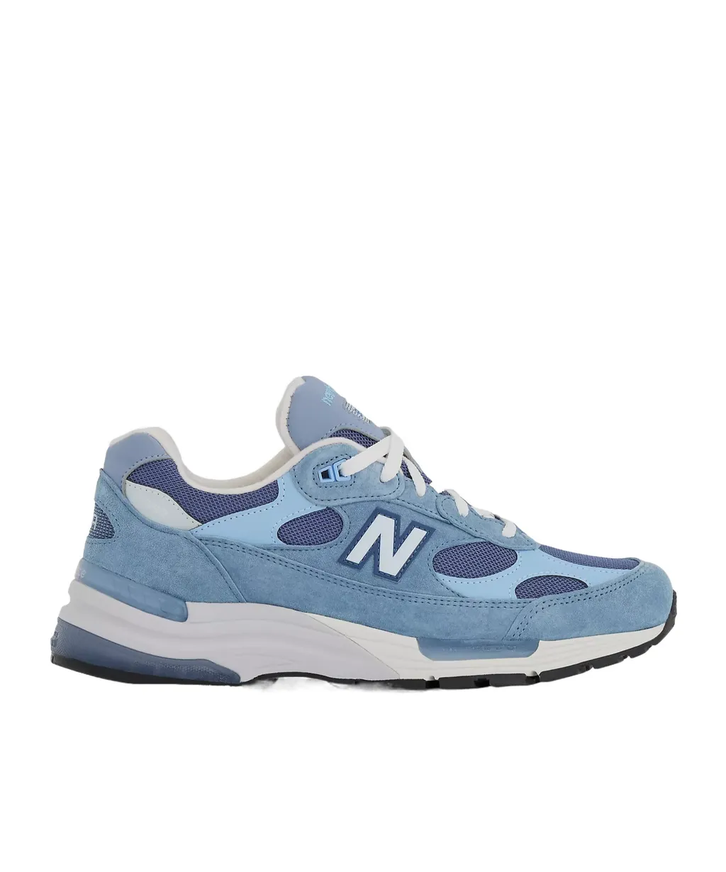 New Balance 992 Logo Patch Lace-Up Sneakers