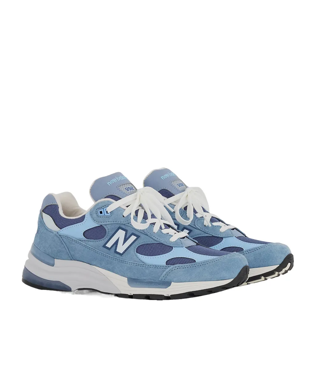 New Balance 992 Logo Patch Lace-Up Sneakers