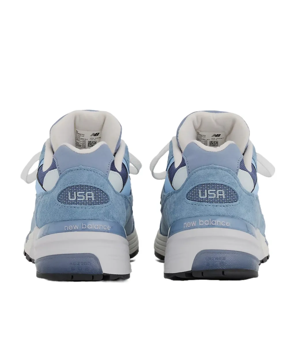 New Balance 992 Logo Patch Lace-Up Sneakers