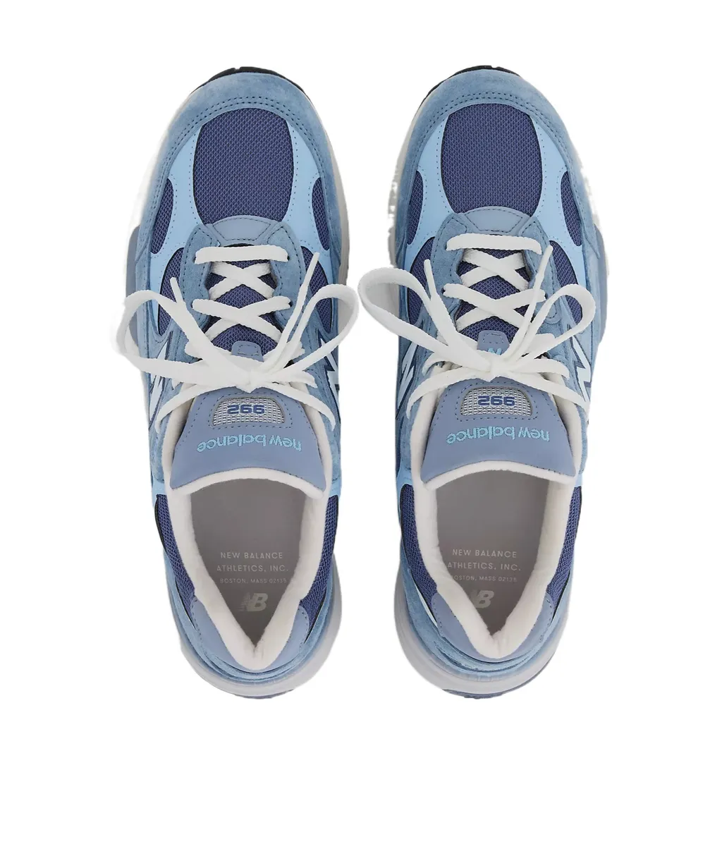 New Balance 992 Logo Patch Lace-Up Sneakers