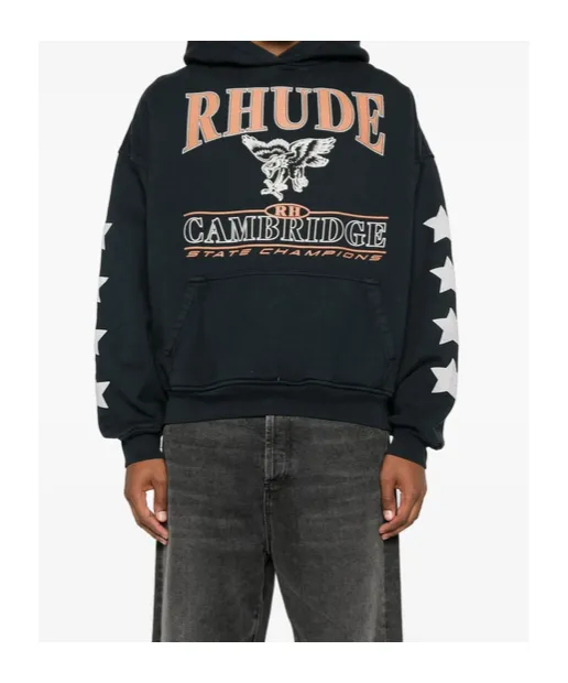 Graphic-Print Hoodie