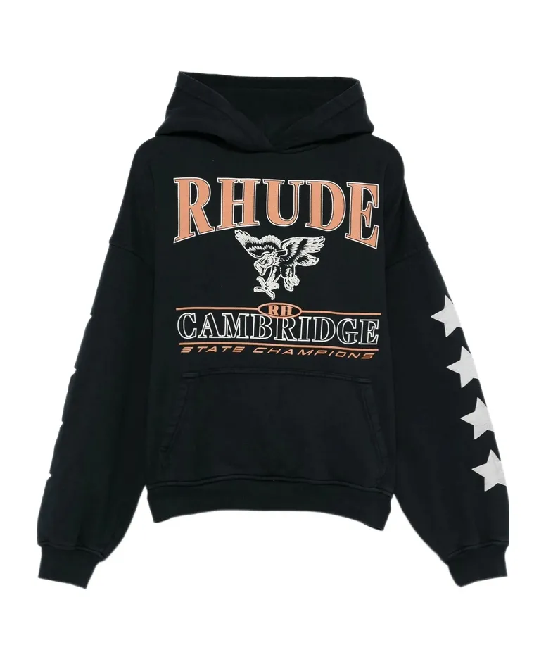 Graphic-Print Hoodie