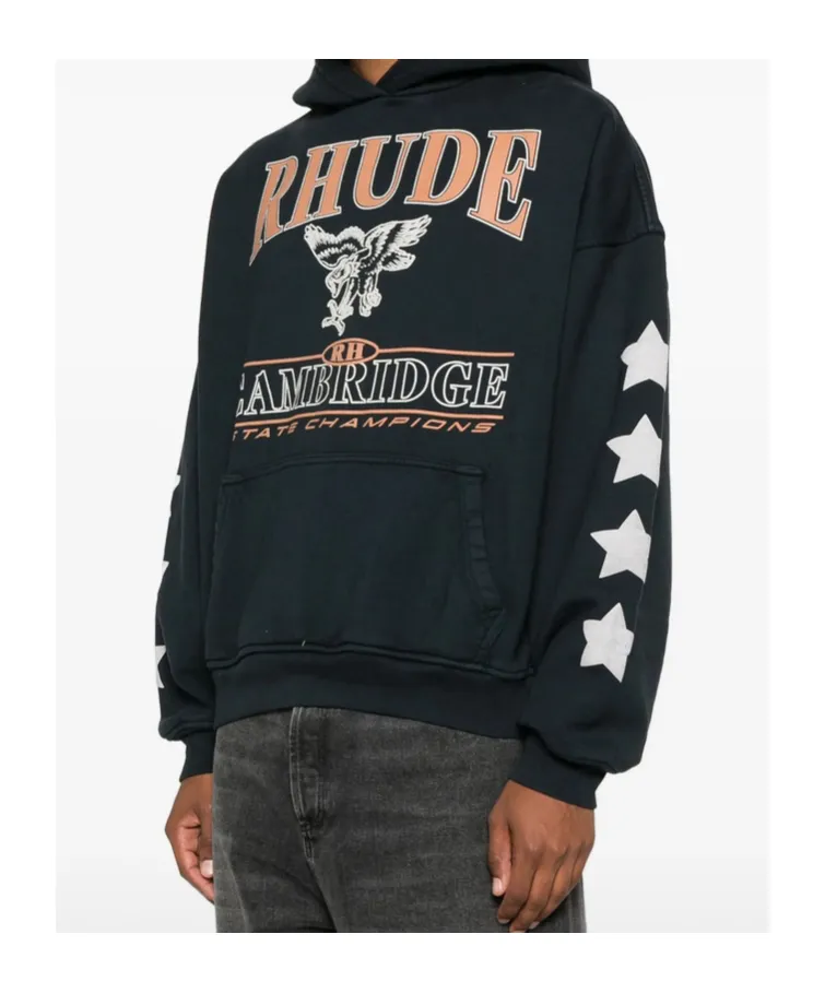 Graphic-Print Hoodie