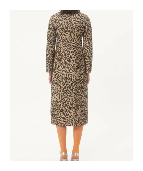 Cloth Coat In Animalier Print