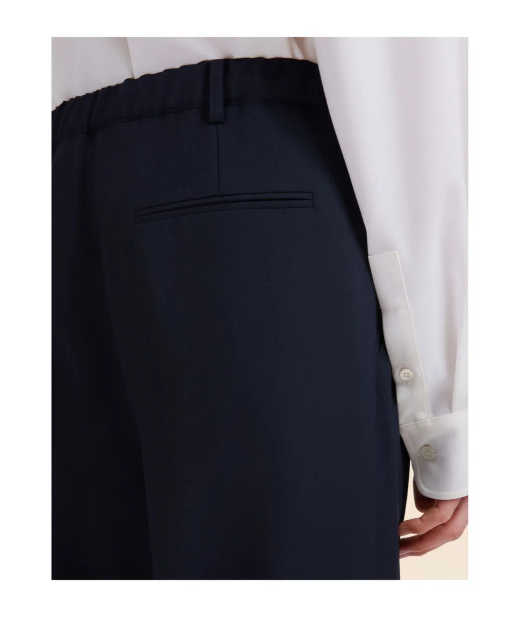Marni Stitched Crease Flared Trousers