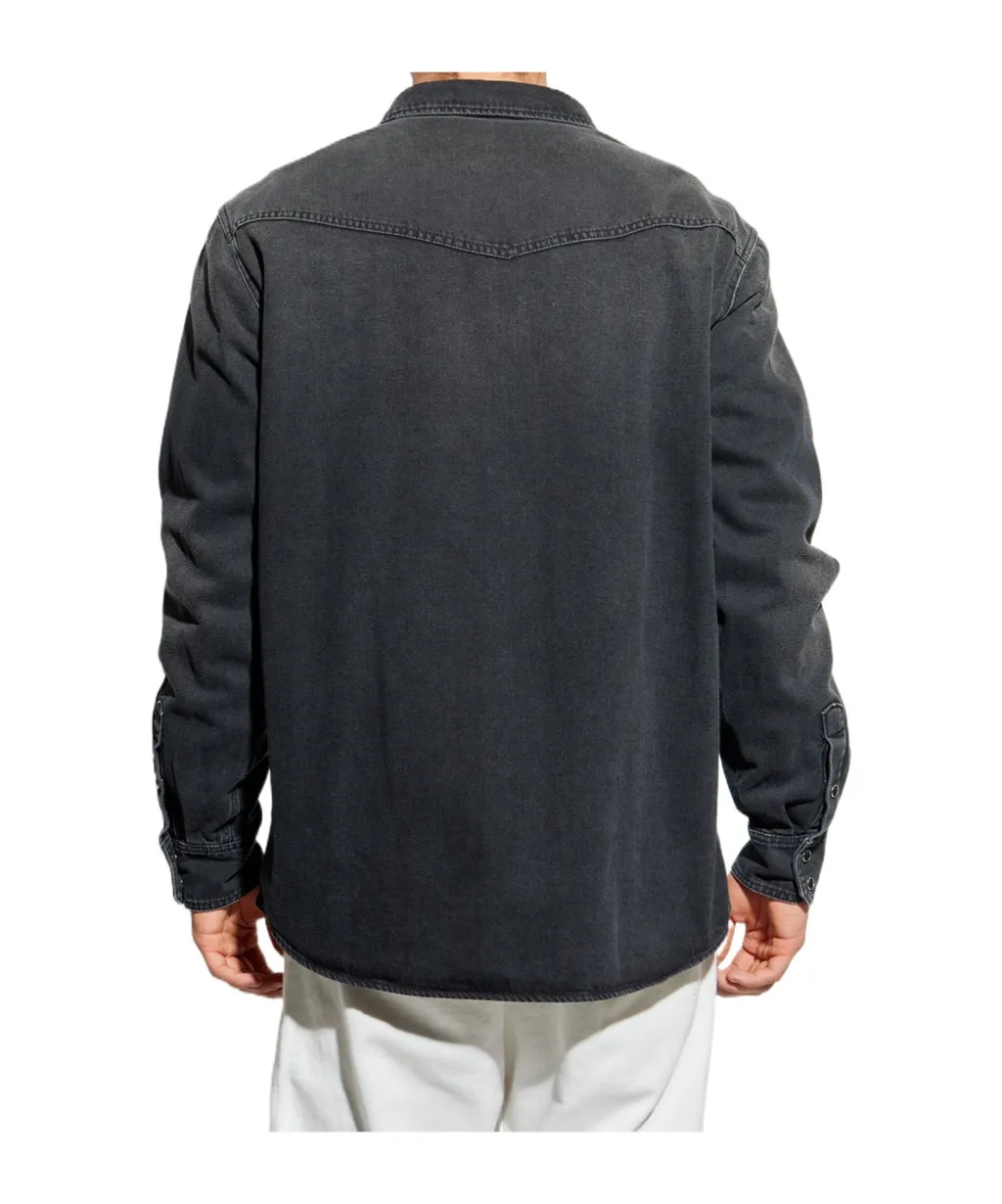 Mm6 Maison Margiela Long-Sleeved Denim Shirt