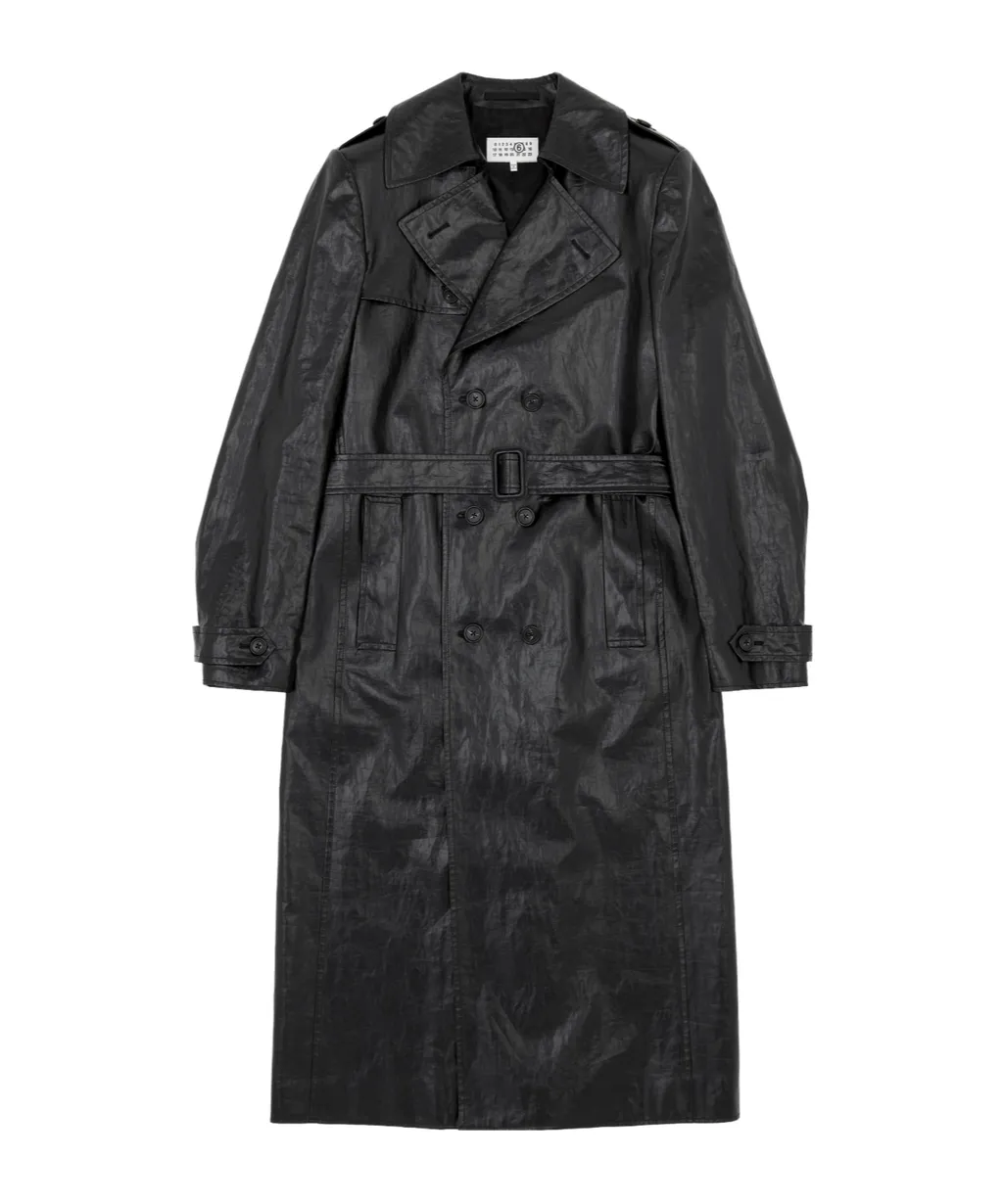 Shiny Linen Coat
