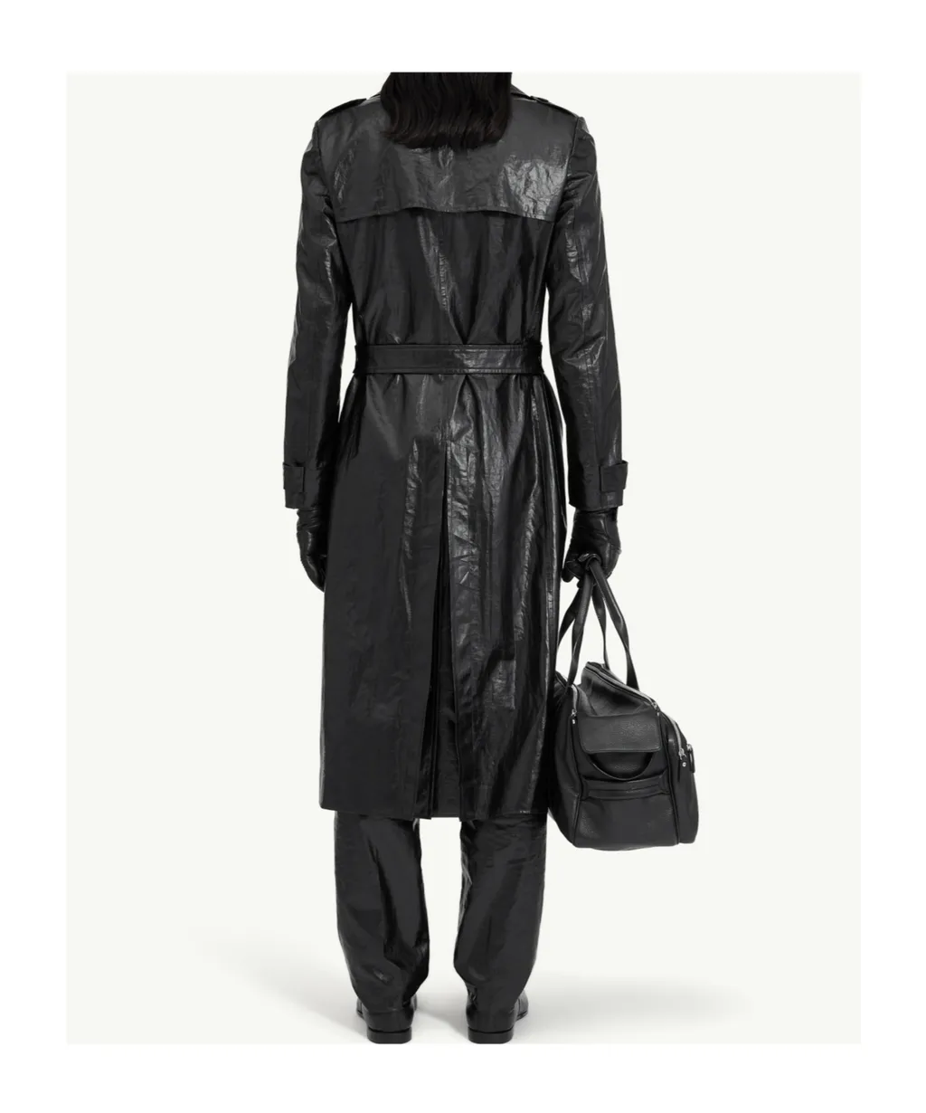 Shiny Linen Coat