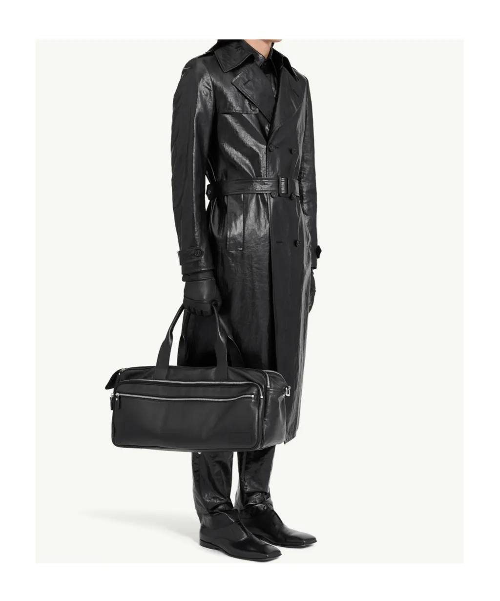 Shiny Linen Coat