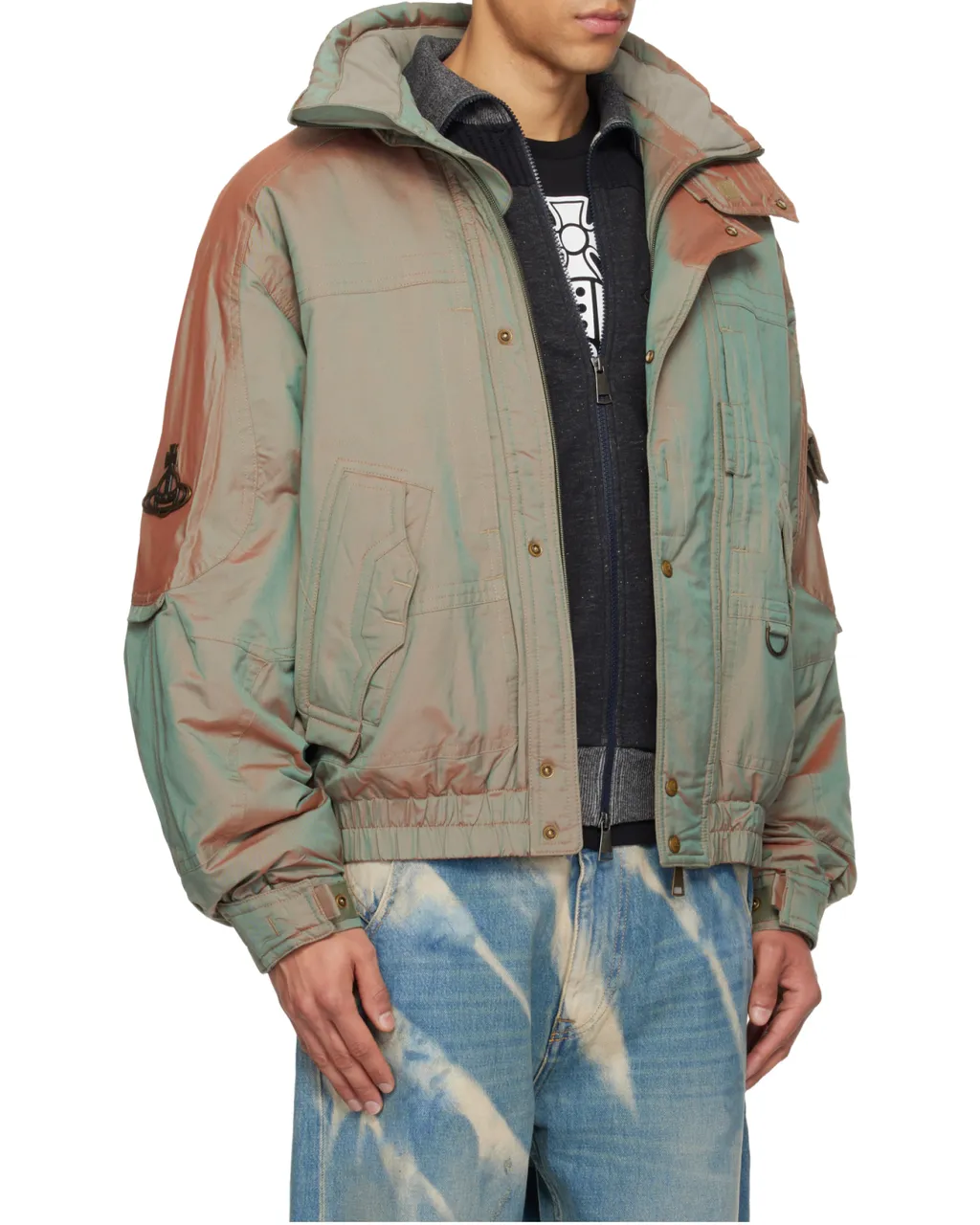 Vivienne Westwood Nevada Orb Patch Bomber Jacket