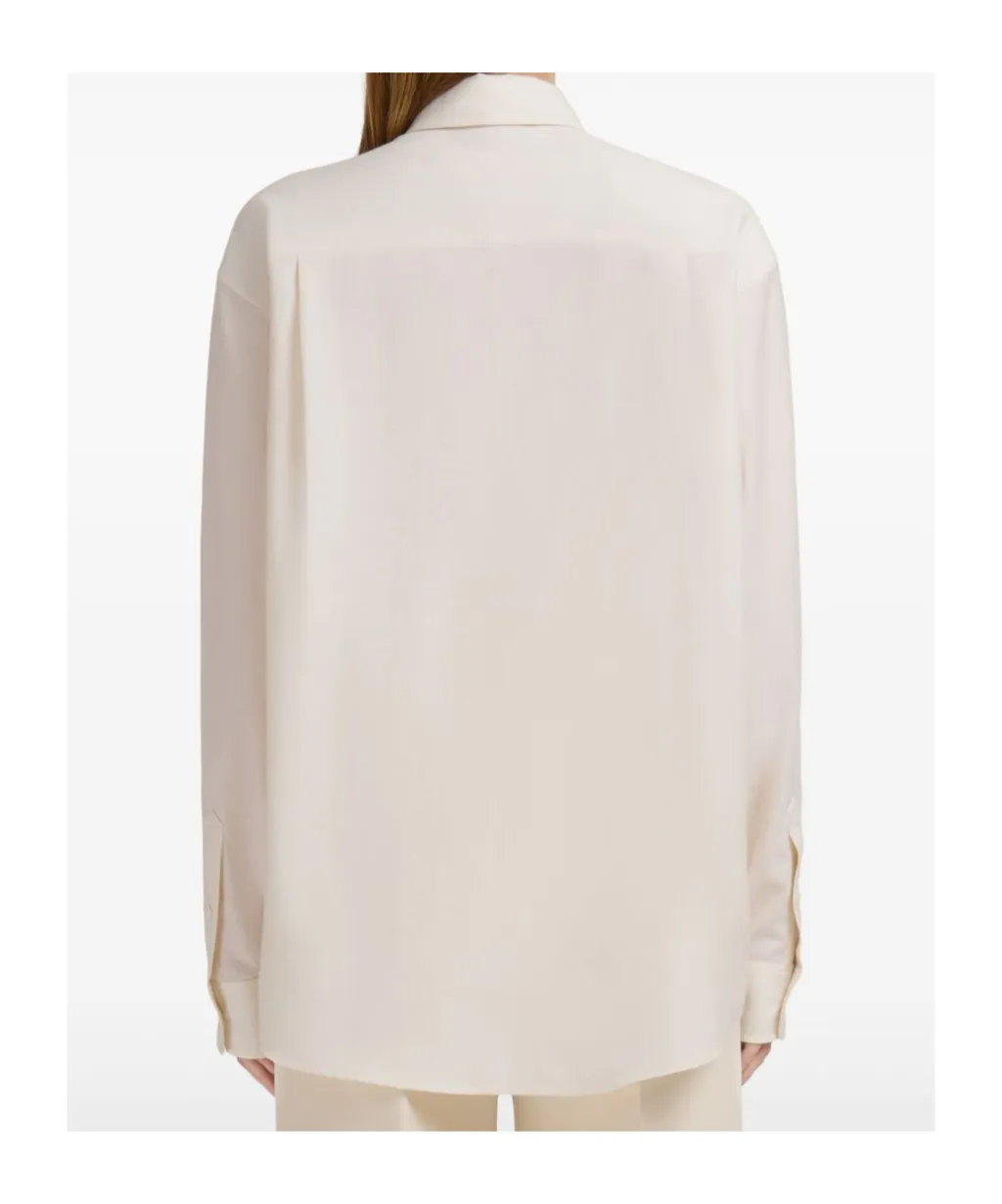 Marni Detachable Plastron Twill Shirt