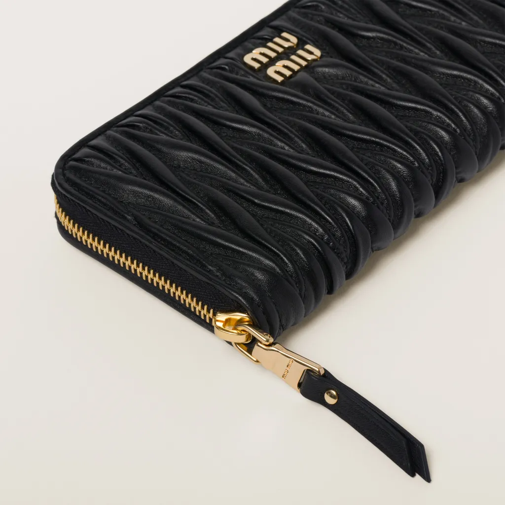 Large Matelassé Nappa Leather Wallet