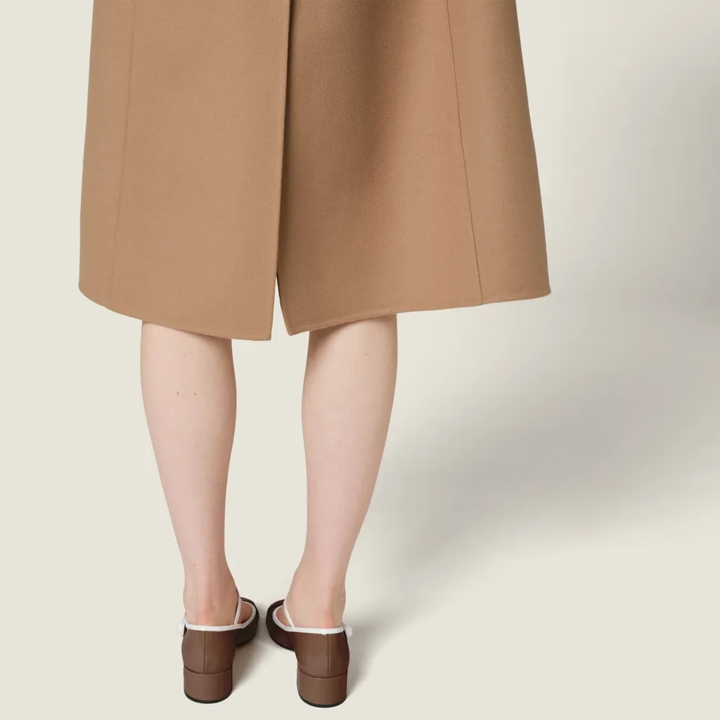 Miu Miu Single-Breasted Long Coat
