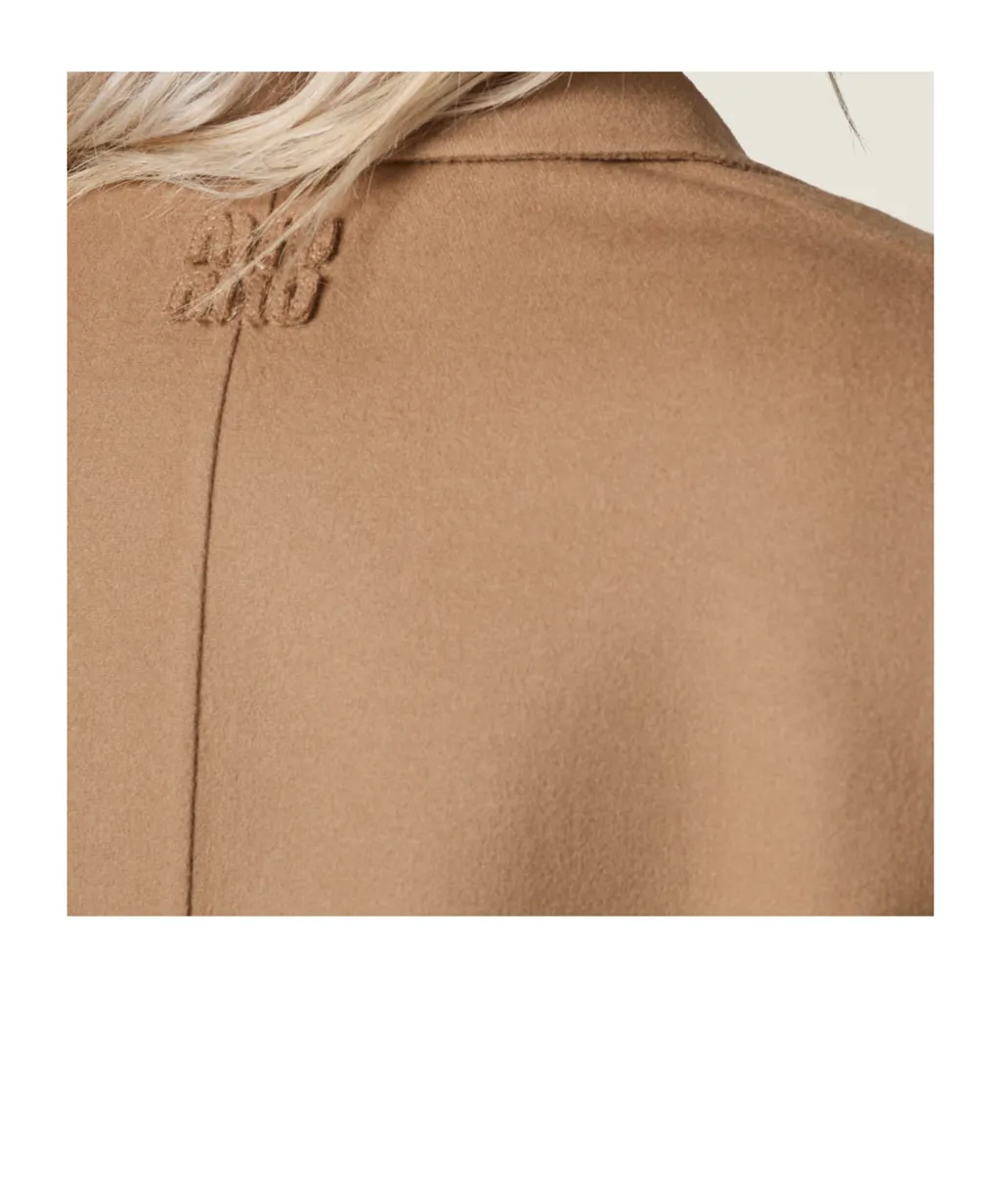 Miu Miu Single-Breasted Long Coat